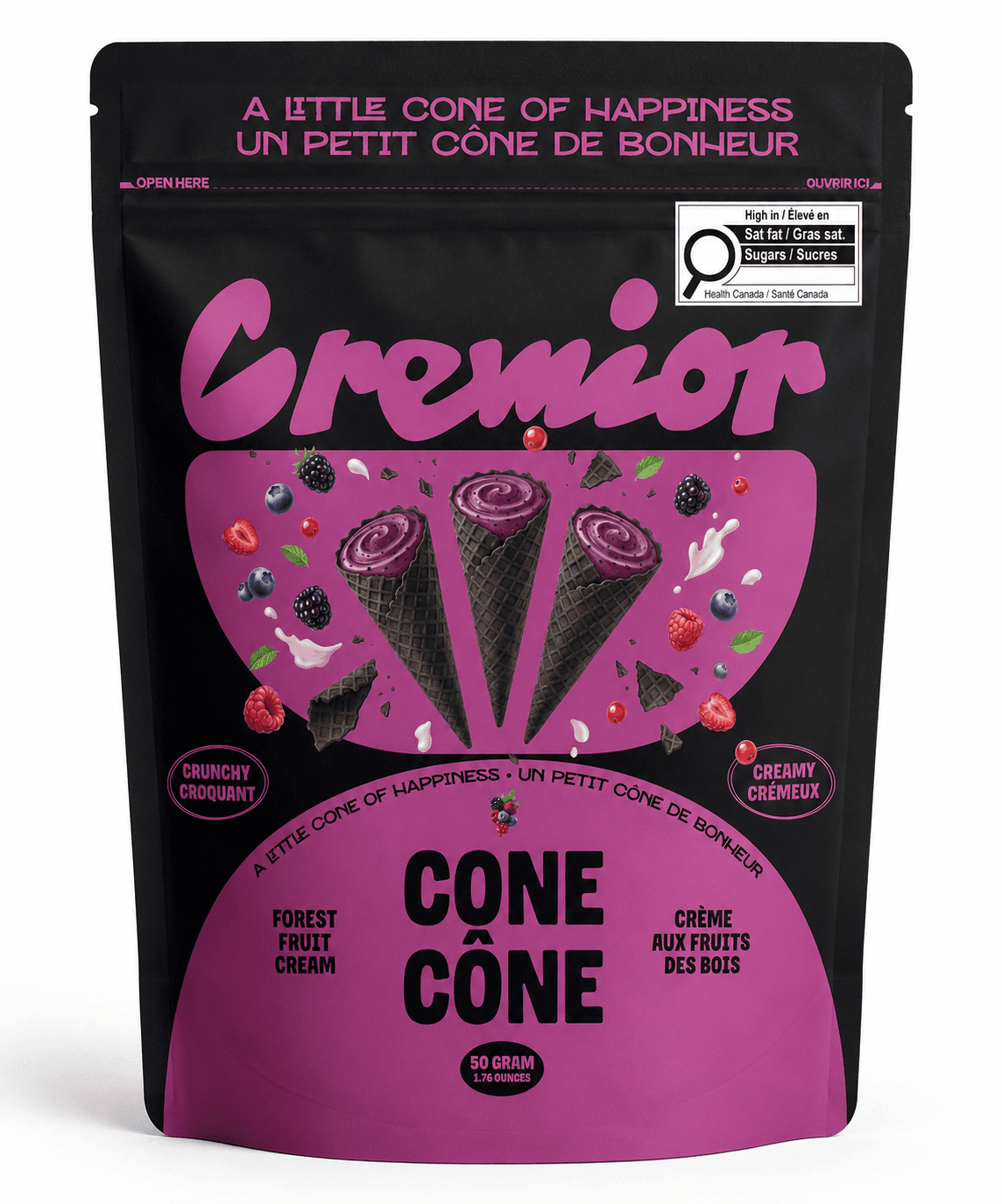 Forest Fruit Cream Cocoa Cone