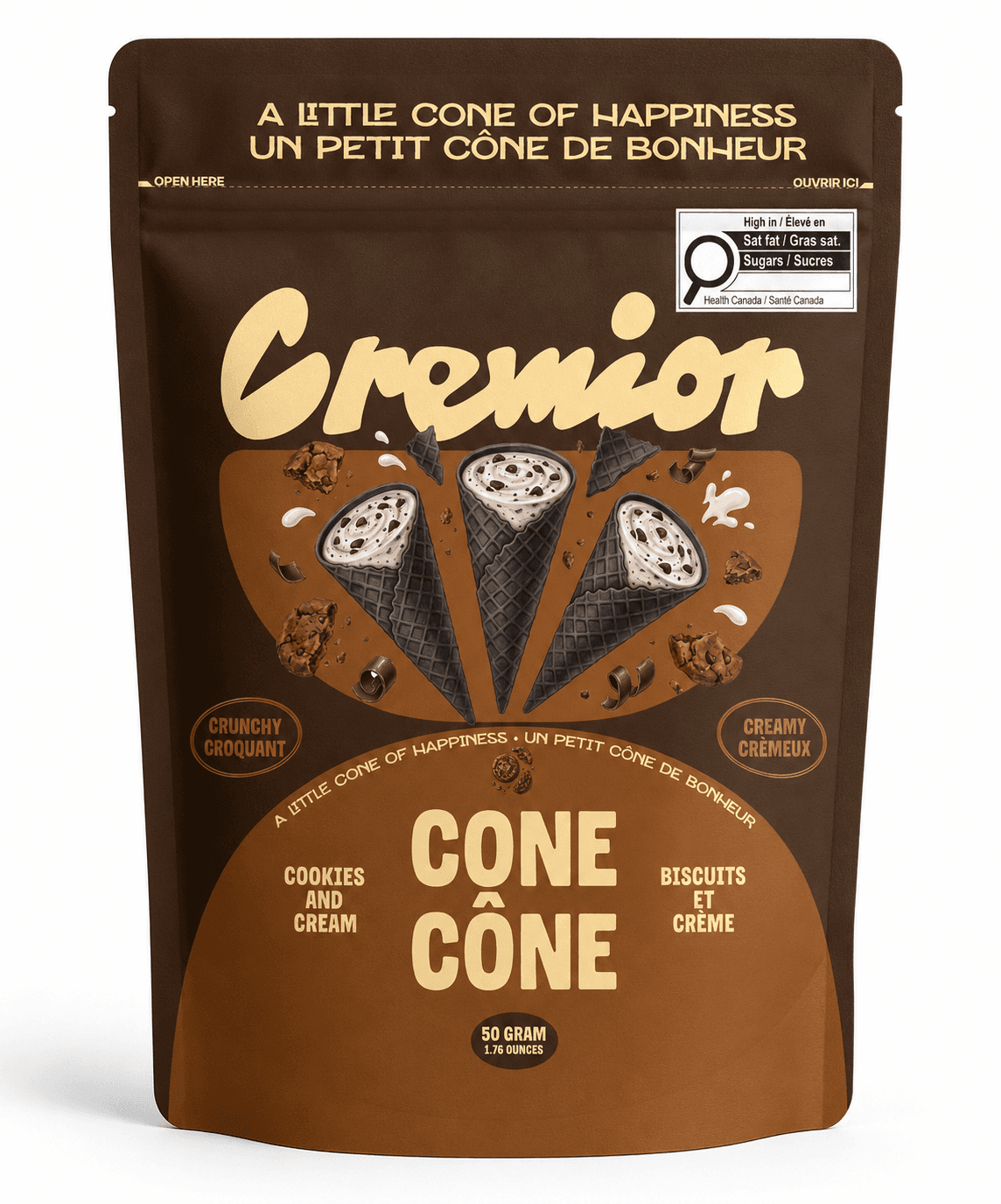 Cookies & Cream Cocoa Cone