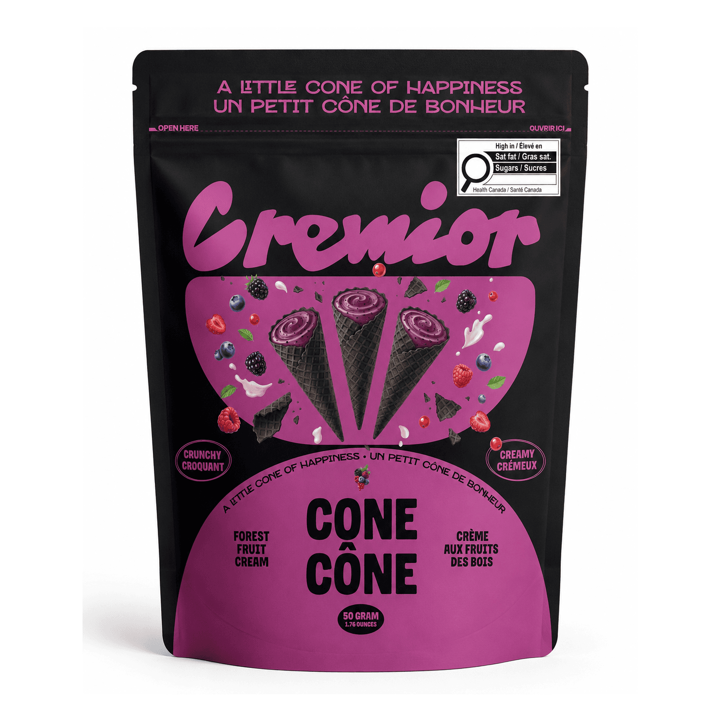 Forest Fruit Cream Cocoa Cone